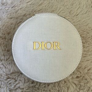 CD Dior Toiletry Pouch Vanity Travel Case Keepsake Box